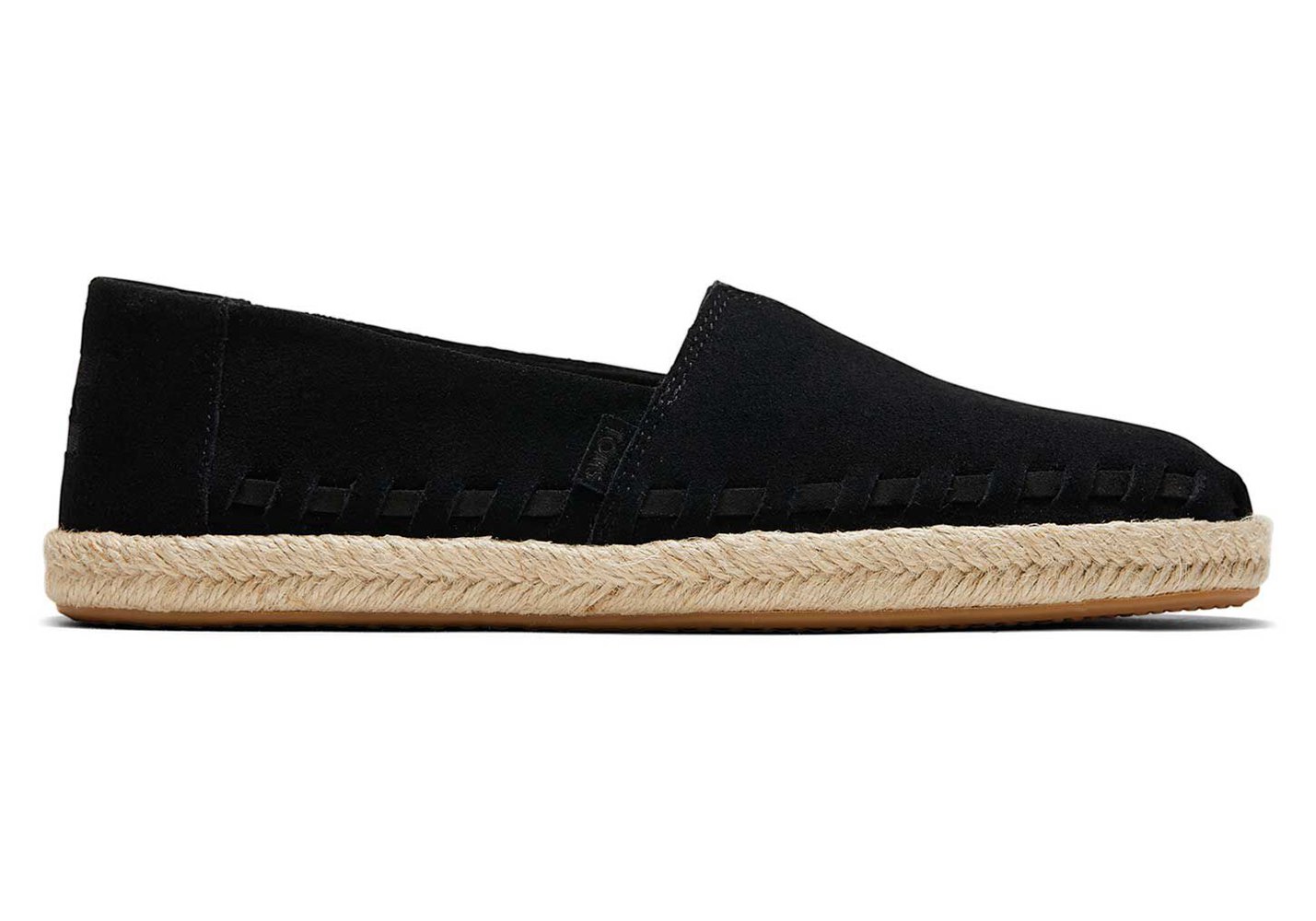 Toms Alpargata Rope Espadrille Black - Womens - 63097-FZSD